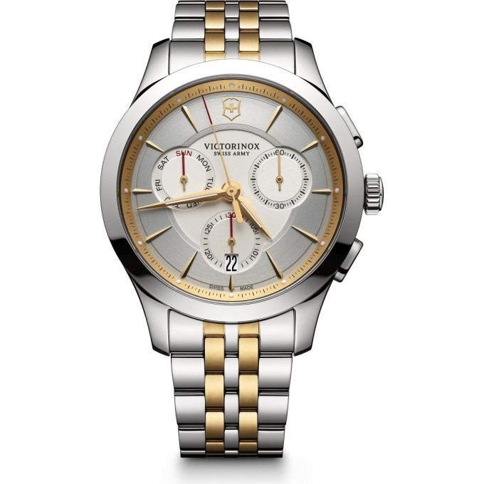 Victorinox Alliance Chronograph 241747 — стальные часы-хронограф