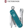 Нож-брелок Victorinox Classic SD Alox, бирюза Wild Jungle (0.6221.242G)