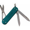 Нож-брелок Victorinox Classic SD Alox, бирюза Wild Jungle (0.6221.242G)