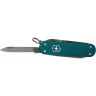 Нож-брелок Victorinox Classic SD Alox, бирюза Wild Jungle (0.6221.242G)