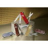 Нож-брелок Victorinox Classic SD Precious Alox Brass Gold, 0.6221.408G
