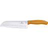 Сантоку Victorinox Swiss Classic 17 см, оранжевая рукоятка (6.8526.17L9B)