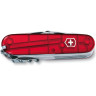 Перочинный нож Victorinox Swiss Champ 1.6795.T — прозрачный красный
